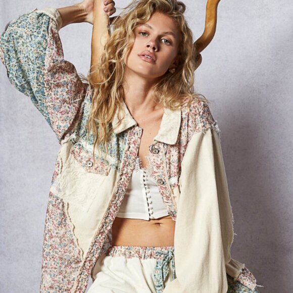 ❤️-RESTOCKED POL RELAXED FIT TOP/JACKET 100% COTTON - Picture 2 of 16